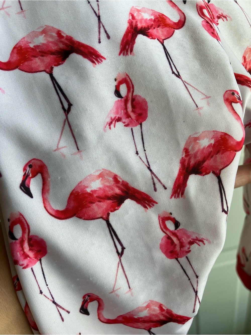 Honeysuckle swim co pink flamingo sun suit full length UPF 50+ 18-24 months - Picture 5 of 5